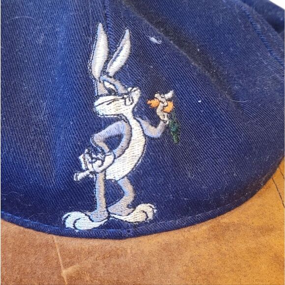 Vintage Kid's Navy Blue Bugs Bunny Baseball Hat OS - Picture 6 of 6